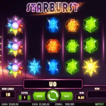 CrownGold - Starburst Slot Game - NetEnt Pokie